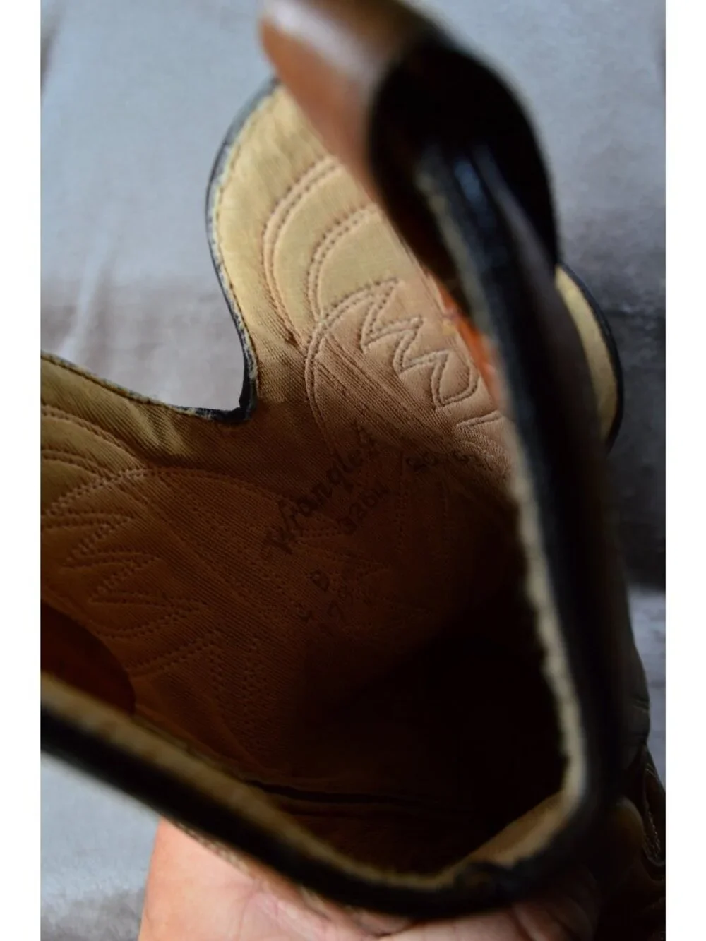 Wrangler Kids Youth Size 4 Boots Western Classic Rodeo Brown Leather Round